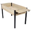 DOMETOUR Raised Garden Bed, Wood Planter Boxes with Shelf for Herbs, Vegetables, Flowers - Outdoor Patio, Deck, Balcony - 4 of 4