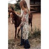 Women's Aztec Long Cardigan - dear lover - 3 of 3