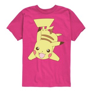 Boys' - Pokémon - Pikachu Red Cheeks Short Sleeve Graphic T-Shirt - 1 of 4