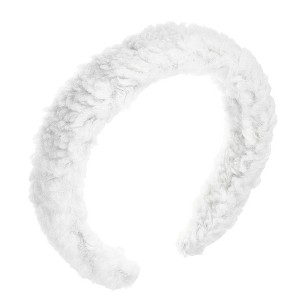 Unique Bargains Women's Fluffy Soft Lambswool Headband 1 Pc - 1 of 4
