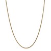 Black Bow Jewelry 1.8mm 14k Yellow Gold Solid Diamond Cut Spiga Chain Necklace - 3 of 4