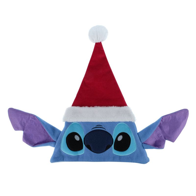 Disney Lilo and Stitch 16" Christmas Santa Hat, 1 of 3