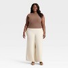 Women's Cap Sleeve Brushed Ribbed Muscle T-Shirt - A New Day™ - 3 of 3
