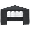 vidaXL Professional Party Tent with Side Walls 13.1'x13.1' Anthracite 0.3 oz/ftÂ² - 3 of 4