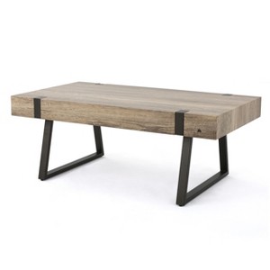 Dexmalle Faux Wood Coffee Table - 1 of 4