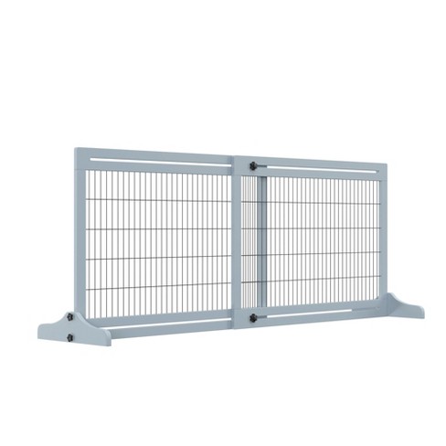 Adjustable freestanding pet store gate