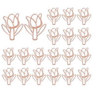 Unique Bargains Metal Funny Bookmarks Decorative Planner Clips Clamp Paper Clip 20 Pcs - 1 of 4