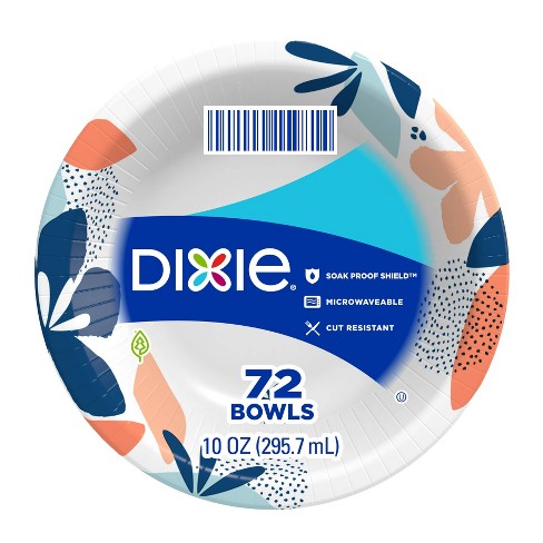 Dixie Everyday Multi Purpose Disposable Bowls - 72ct/10oz : Target