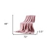 Quilted PolYester Solid Color Weighted Twin Blanket - 3 of 4