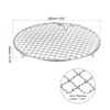 Unique Bargains Stainless Steel Round Cross Wire Barbecue Grill with Legs - 2 of 4