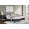 Signature Design by Socalle Queen Platform Bed in Matte Black Finish - 2 of 4