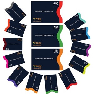 Generic RFID Blocking Sleeves, Set Unisex Wallet, Protects Credit Cards and Passports - 1 of 4