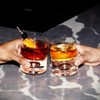 LEMONSODA Crystal Bubble Base Whiskey Glass Tumbler - 9.5oz - Set of 4 - 4 of 4