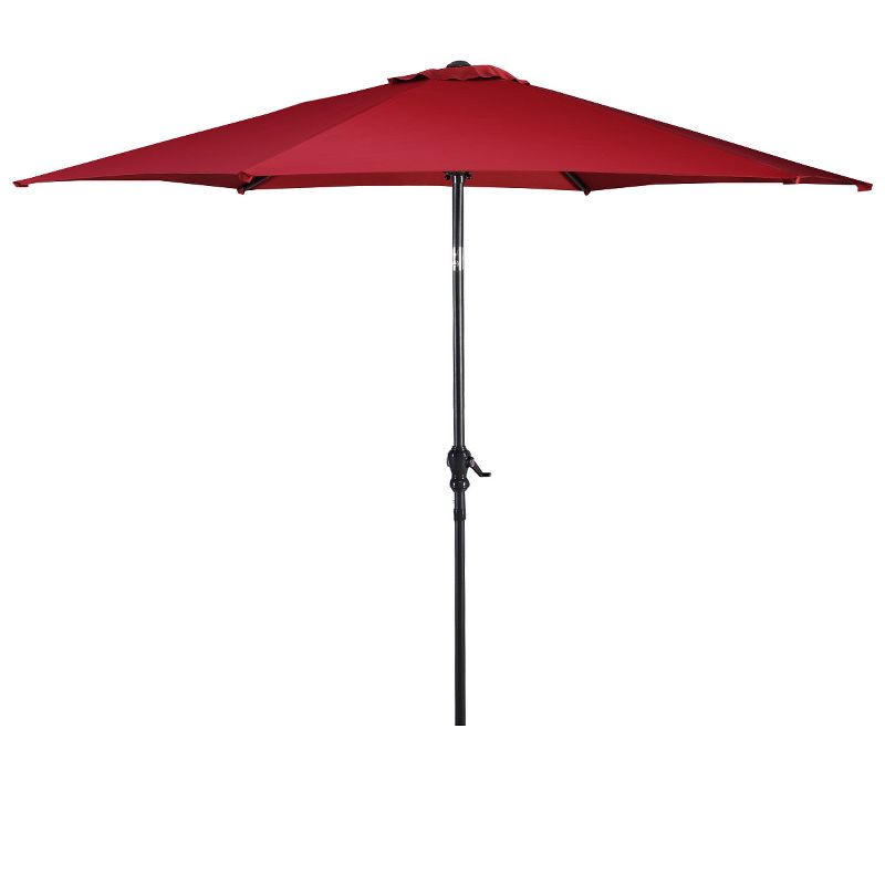 Tangkula Patio 9' Outdoor Steel Market Backyard Garden Patio Table Umbrella, 5 of 8