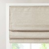 Aberdeen Printed Faux Silk Room Darkening Cordless Roman Blinds and Shade Ivory - image 4 of 4