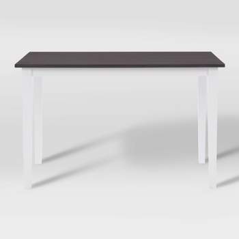 Michigan Two-Toned Wood Dining Table Gray/White - CorLiving