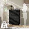 Dresser for Bedroom, Drawer Dresser Organizer Storage with Drawers, Chest of Drawers with Fabric Bin, Wood Top for Bedroom, Entryway - 4 of 4