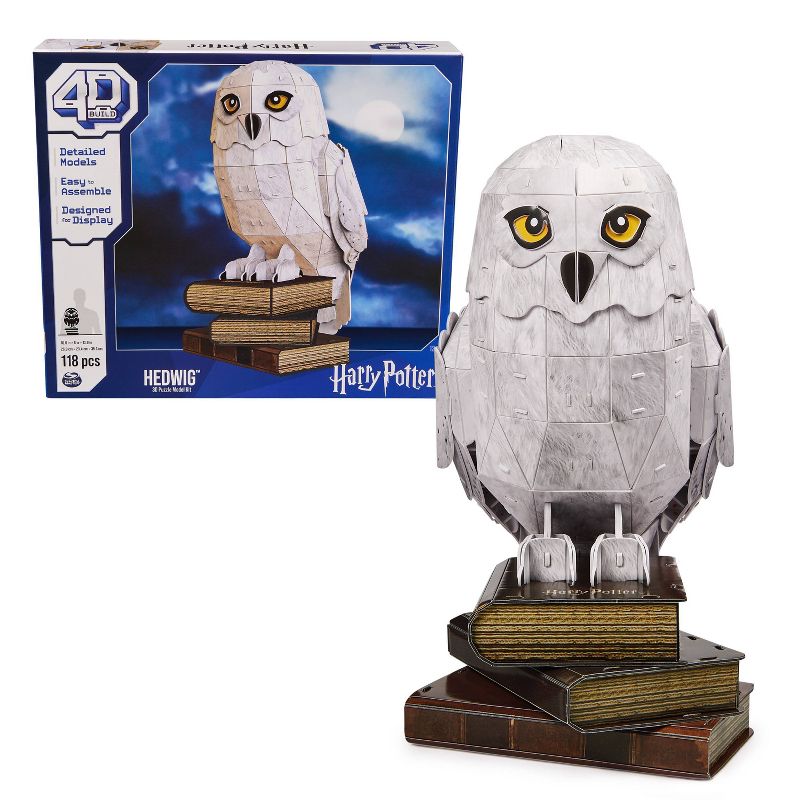 4D BUILD - Harry Potter Hedwig Model Kit Puzzle 118pc, 1 of 14
