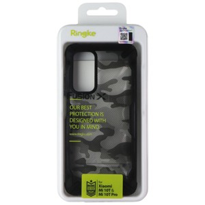 Ringke Fusion X Series Case for Xiaomi Mi 10T 5G / Mi 10T Pro 5G - Camo Black - 1 of 1