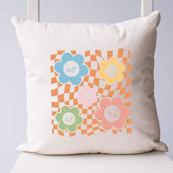 Society6 Smiley Face by Kate and Company on Floor Pillow 
