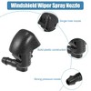 Unique Bargains Windshield Washer Nozzle for Honda Pilot 2009-2015 76810-TK8-A01 Black 1 Set - 3 of 4