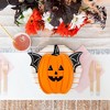 Daydream Society - Going Batty Large Pumpkin Plates - Pack of 8 Paper Plates - 2 of 3