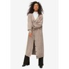 ellos Women's Plus Size Button Front Duster Cardigan - 4 of 4