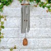 Woodstock Wind Chimes Signature Collection  Magical Mystery Chimes Silver Wind Chime - 3 of 4