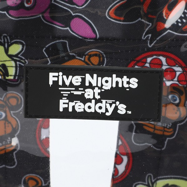 Mochila transparente de Five Nights at Freddy's Freddy Fazbear de 16 pulgadas para escuela y viajes 5
