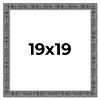 PosterPalooza | Square Distressed Black Picture Frame - UV Acrylic, Foam Board Backing, Hanging Hardware - 2 of 4