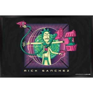 Trends International Rick And Morty: Season 8 - Rick Sanchez Framed Wall Poster Prints - 1 of 4