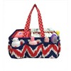 Bacati - Mix N Match Navy/Red Storage Caddy - 3 of 4