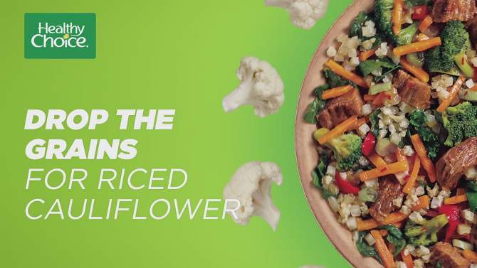 Healthy Choice Gluten Free Frozen Power Bowls Chicken Marinara with Cauliflower Rice - 9.25oz, 2 of 5, play video