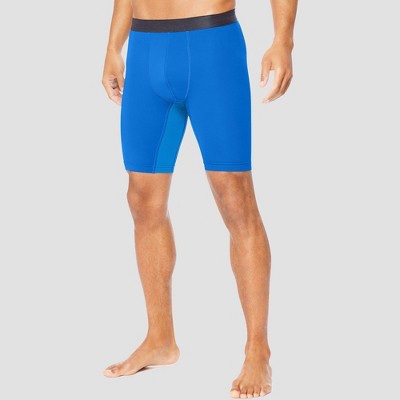 Hanes Sport Men's 9" Performance Compression Shorts - Blue S