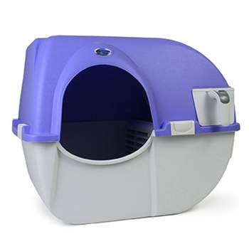 Omega Paw Roll 'n Clean Plastic Indoor Outdoor Automatic Self Cleaning Litter Box