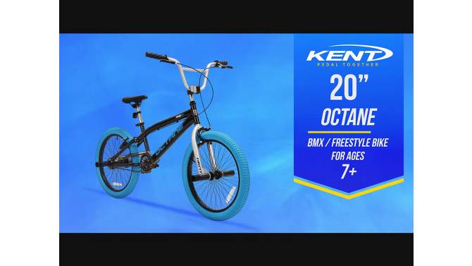 Kent Octane 20&#34; Kids&#39; Freestyle Bike - Black, 2 of 10, play video
