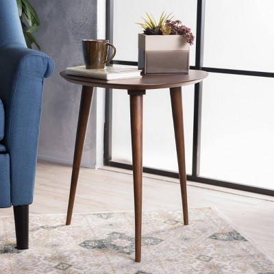 Naja End Table - Wood - Walnut - Christopher Knight Home