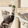 28 Inches Small Tower with Hammock, Cat Toy Wooden Interactive Condo for Kitten and Adults Cat - 4 of 4