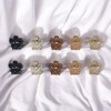 Hair Essentials Mini Flower Hair Claw Clips - 10-Piece Set, Small and Lightweight, Neutral Colors for Everyday Styling - 10pcs - 4 of 4