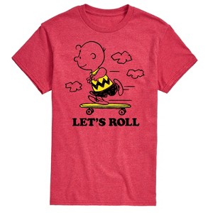 Men's - Peanuts - Let's Roll Short Sleeve Graphic T-Shirt - 1 of 4