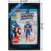 Trends International Marvel Toy Vault - Captain America Framed Wall Poster Prints - 3 of 4