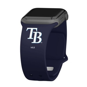 MLB Tampa Bay Rays Apple Watch Compatible Silicone Band - Blue - 1 of 3