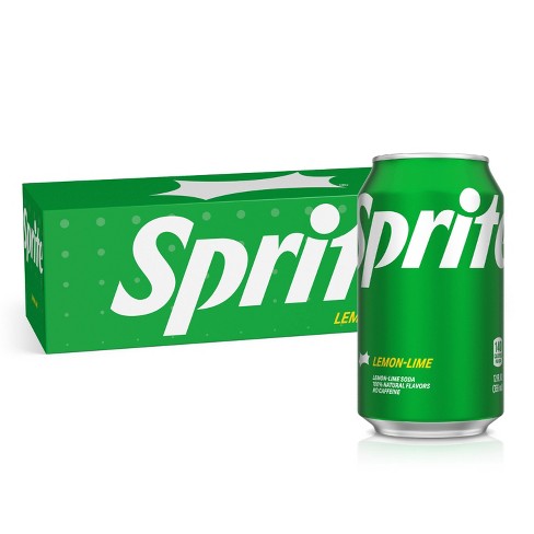 Sprite Lemon Lime Soda Pop, 12 fl oz, 12 Pack Cans 