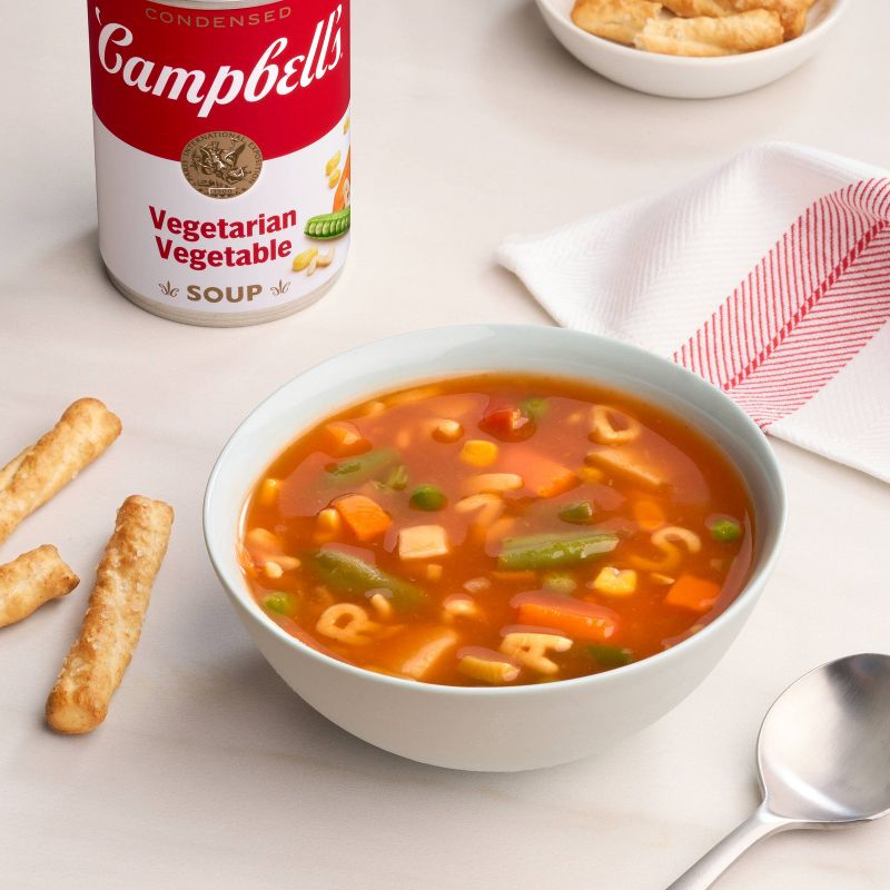 Campbell&#39;s Condensed Vegetarian Vegetable Soup - 10.5oz, 2 of 14