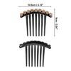 Unique Bargains Women's Flower Shape Hair Insert Comb 1 Pc - 2 of 3