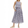 Women's Gingham Skirt - entro - 3 of 4