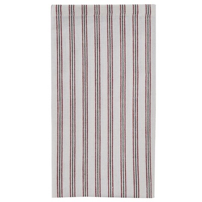 Park Designs Holiday Tree Stripe Napkin Set - White