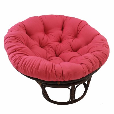 1-Person Papasan Chair Wide Seat Cushion Modern Living Room Bedroom Bowl  Style