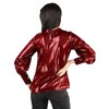Artyska Women’s Metallic Shiny Sequin Long Sleeve Mock Neck Party Top - 4 of 4