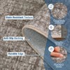 Area Rug for Living Room Machine Washable Modern Abstract Indoor Carpet Ultra Soft Non-Slip Low Pile Bedroom Accent Carpet - 3 of 4